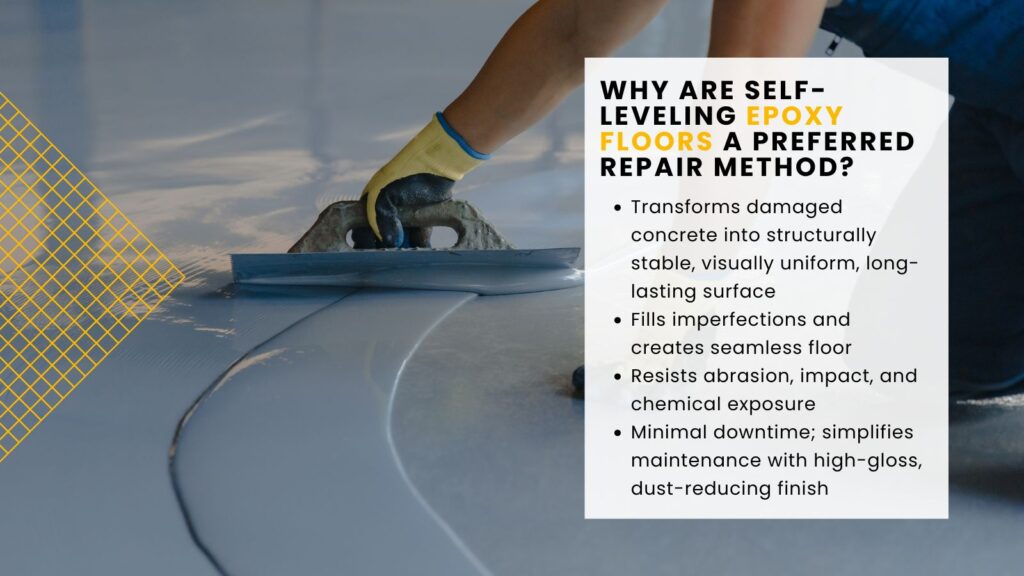 Why Are Self-Leveling Epoxy Floors a Preferred Repair Method