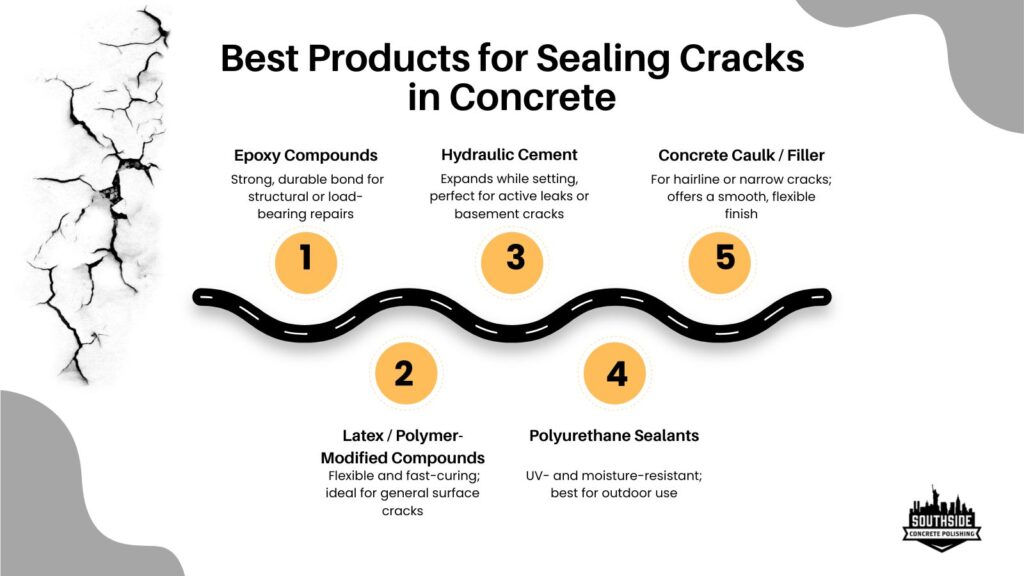 Best Products for Sealing Cracks in Concrete