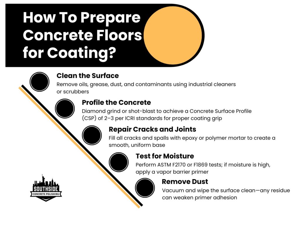 How To Prepare Concrete Floors for Coating
