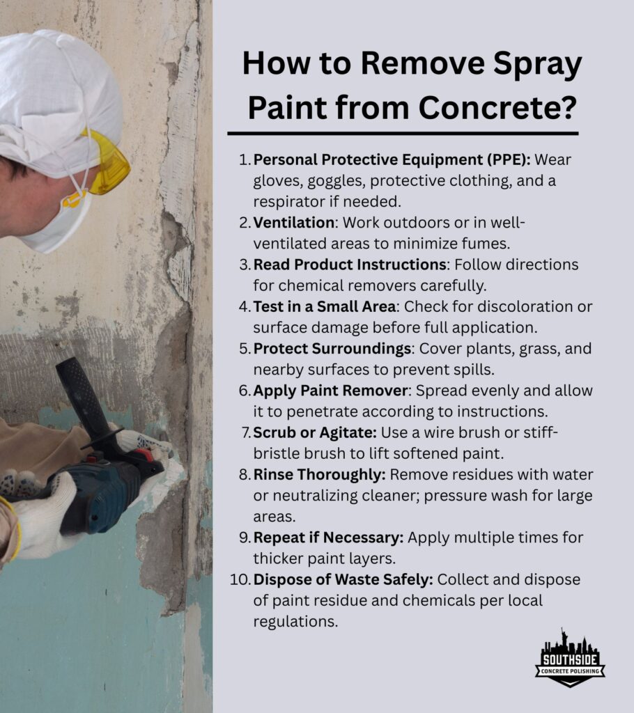 How to Remove Spray Paint from Concrete