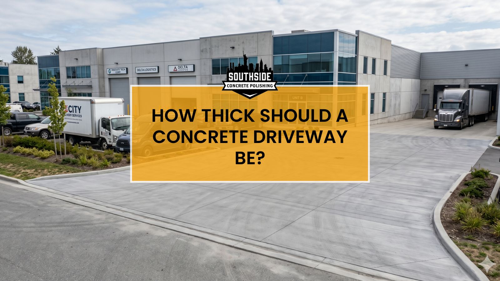 How Thick Should a Concrete Driveway Be?