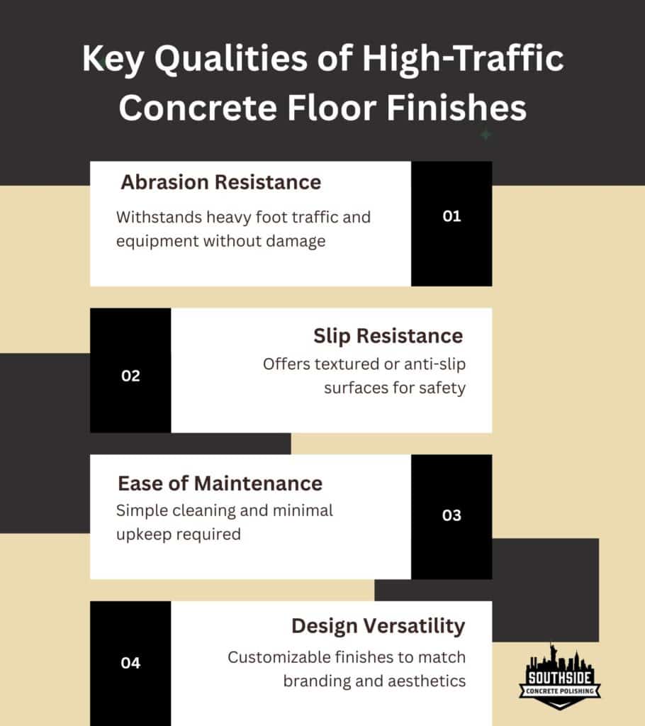 Key Qualities of High Traffic Concrete Floor Finishes