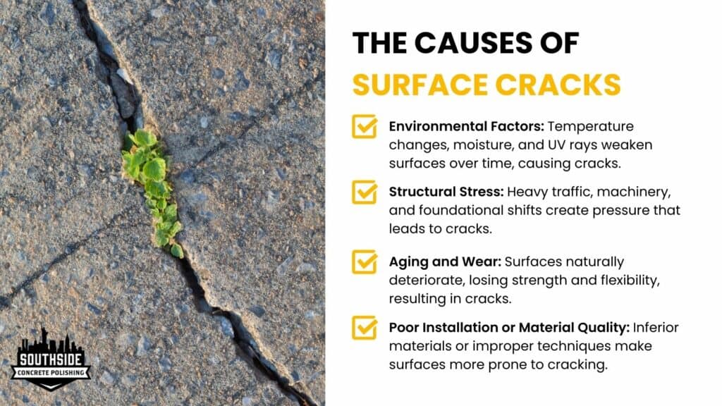 The Causes of Surface Cracks