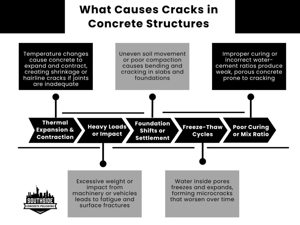 What Causes Cracks in Concrete Structures