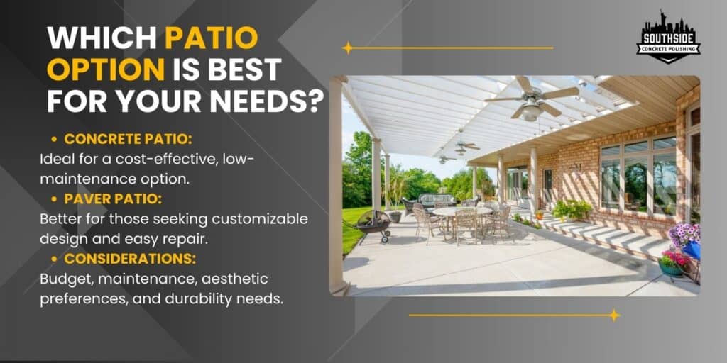 Which Patio Option Is Best for Your Needs