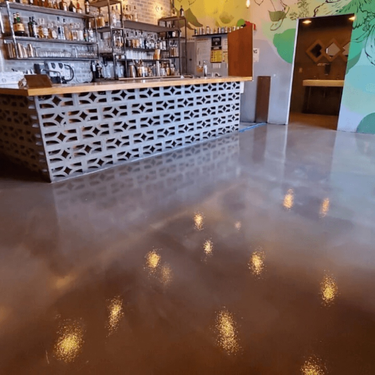 Stained Concrete project 1