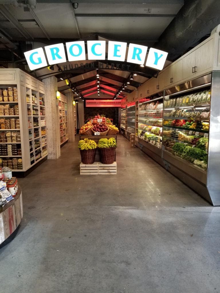 Grocery store with Retail Epoxy Concrete