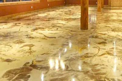 Custom epoxy floor coating
