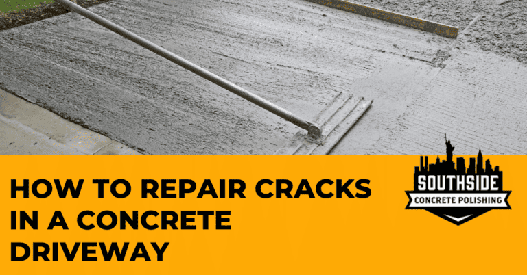 how to repair cracks in a concrete driveway